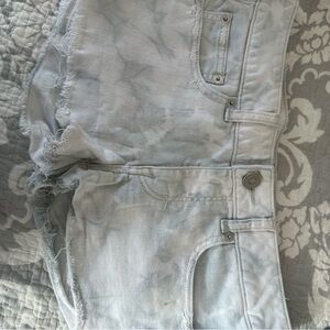 American Eagle Outfitters Light Gray Denim Shorts